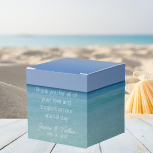 Schöne Beach Horizon Personalisierte Hochzeit Geschenkschachtel