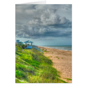 Schöne Beach Scene Geburtstagskarte