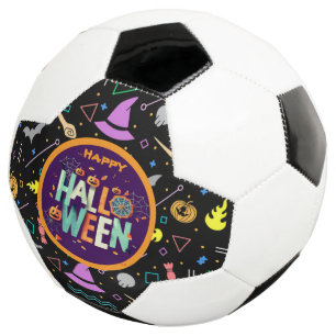 Schöne Beängstigende Halloween-Muster Fußball