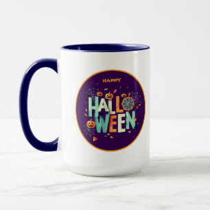 Schöne Beängstigende Halloween-Muster Tasse