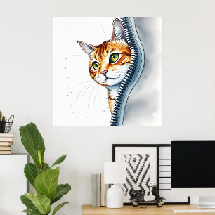 Schöne, beliebte Niedliche Wasserfarbensammlung Poster