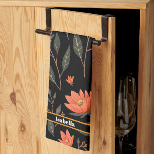 Schöne beliebte Vintage-Blumenkollektion Geschirrtuch
