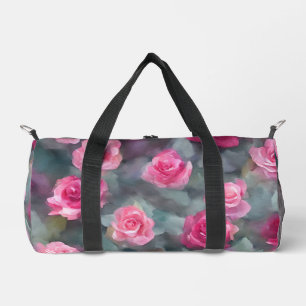 Schöne, beliebte Wasserfarben Rosengarten Sammlung Duffle Bag