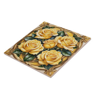 Schöne, beliebte Yellow Rose Collection Fliese