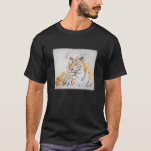 Schöne Bengalische Tigermalerei T-Shirt