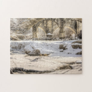 Schöne Berea fällt im Winter Puzzle