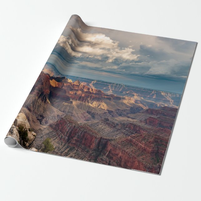SCHÖNE BERGLANDSCHAFT GESCHENKPAPIER (Ungerollt)
