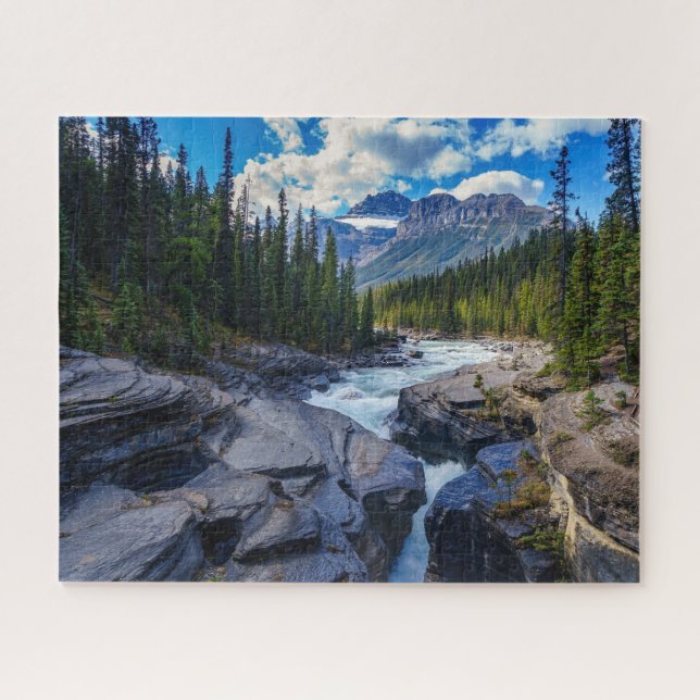 Schöne Berglandschaft Landschaft Puzzle (Horizontal)