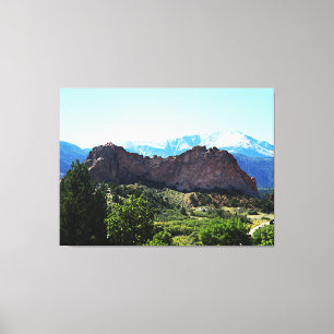 Schöne Berglandschaft Wrapped Canvas Art Leinwanddruck