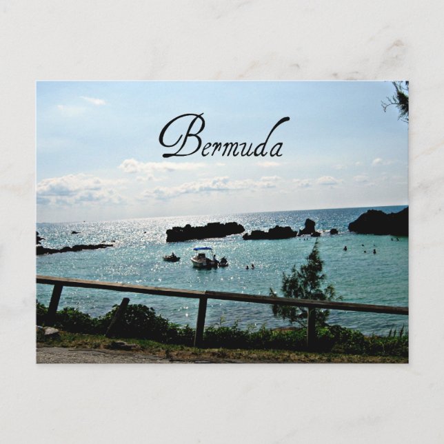 Schöne Bermuda! Postkarte (Vorderseite)