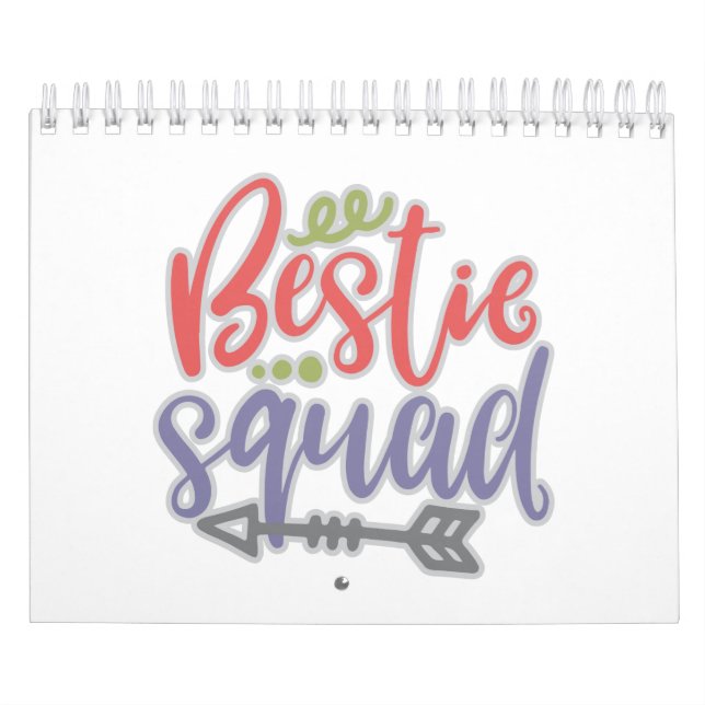 Schöne Bestie Squash Deine Freundschaftszettel Kalender (Titelbild)