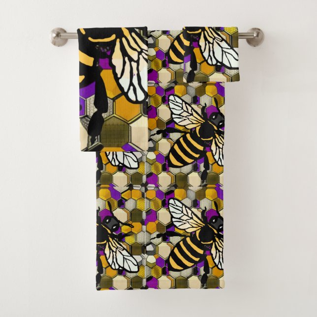 Schöne Biene Badhandtuch Set (Insitu)