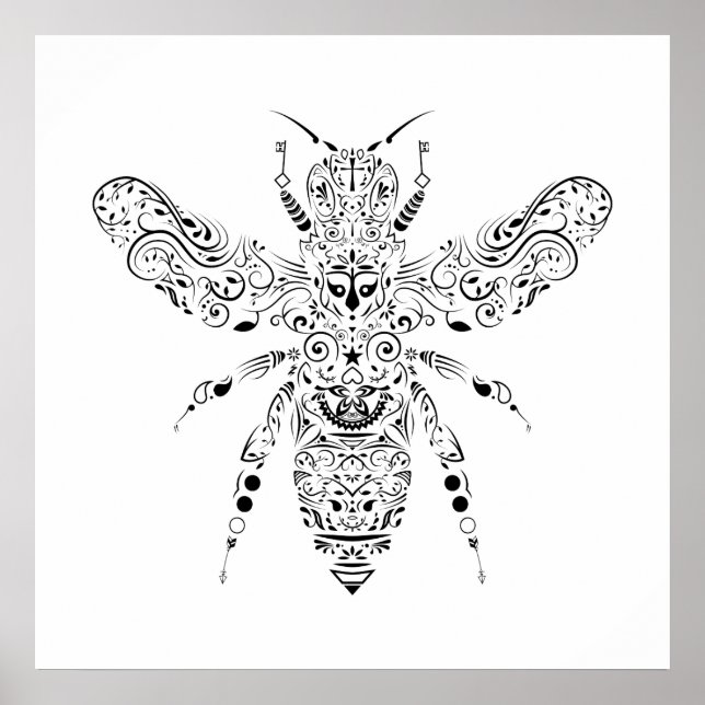 schöne Biene Poster (Vorne)