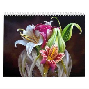 Schöne Bilder der KI Blume King Protea Lilies Kalender
