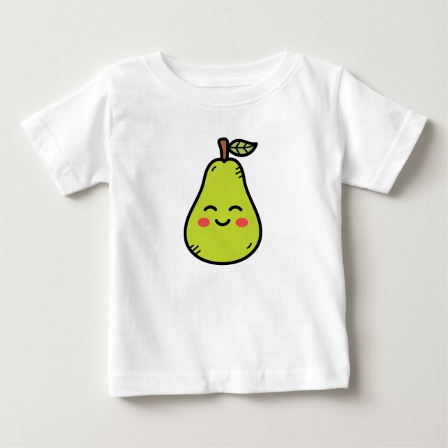 Schöne Birne Baby T-shirt (Vorderseite)