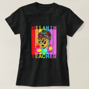 Schöne Black Girl Magic Melanin Poppin School T T-Shirt