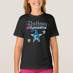 SCHÖNE BLAU PERSONALISIERT GYMNASTICS APPARAT T-Shirt