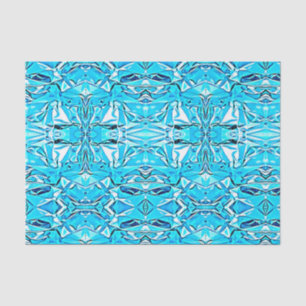 Schöne blaue abstrakte Kunst Fancy Seidenpapier