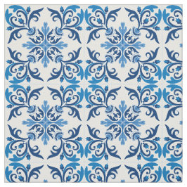 💙 Schöne blaue Azulejos, XXL Kachelgröße Stoff