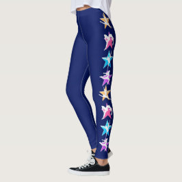 SCHÖNE BLAUE DANCE UND BALLETTE LEGGINGS
