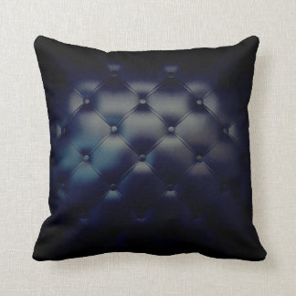 Schöne blaue dunkle Seestaube Textur Kissen