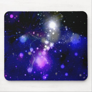 Schöne blaue Galaxie Mousepad