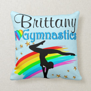 SCHÖNE BLAUE GYMNASTICS PERSONALISIERT PILLOS KISSEN