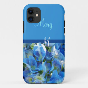 Schöne blaue Hortensien-Blumenhülle Case-Mate iPhone Hülle