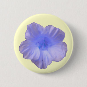 Schöne Blaue Kapuzinerkresse-Taste Button