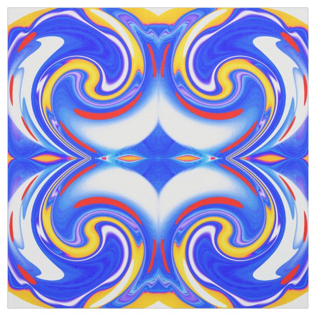 Schöne blaue Mode Stoff (Muster)