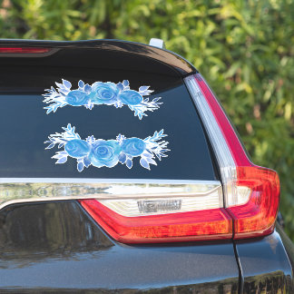 Schöne blaue Rose Aufkleber