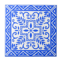 Schöne blaue Tile Fliese