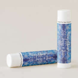 Schöne blaue und weiße Schneeflocke
