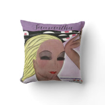 Schöne Blonde Lady (Personalize)