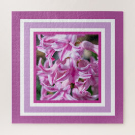 Schöne blühende Frühlingshyazinthe Fragrant Blume Puzzle