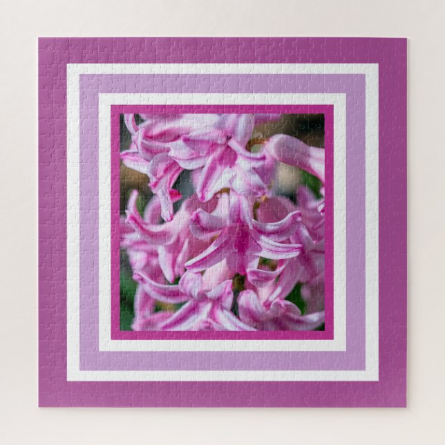 Schöne blühende Frühlingshyazinthe Fragrant Blume Puzzle (Vertikal)