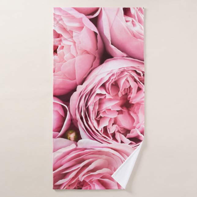 Schöne blühende rosa Blume Badehandtuch (Badehandtuch)