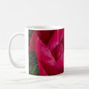 Schöne blühende Rote Peony Kaffeetasse