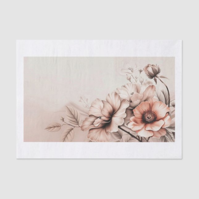 Schöne Blume14 Seidenpapier (Vorderseite)