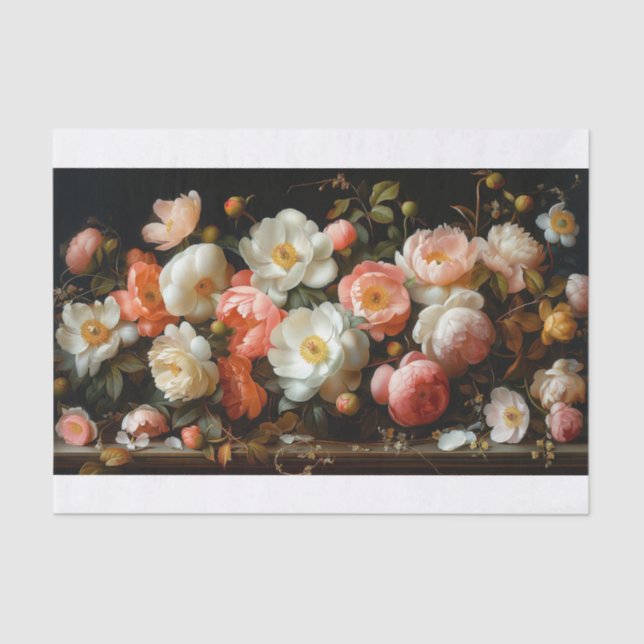 Schöne Blume4 Seidenpapier (Vorderseite)