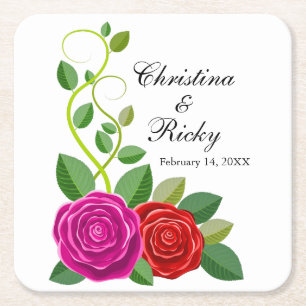 Schöne Blume 3 Wedding_GC Paper Untersetzer