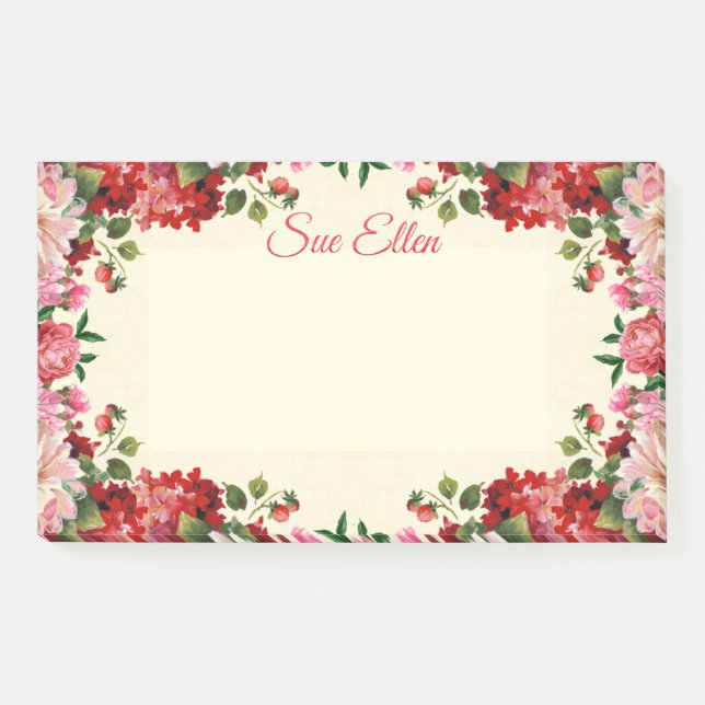 Schöne Blume 402 Post-It-Notes Post-it Klebezettel (Vorderseite)