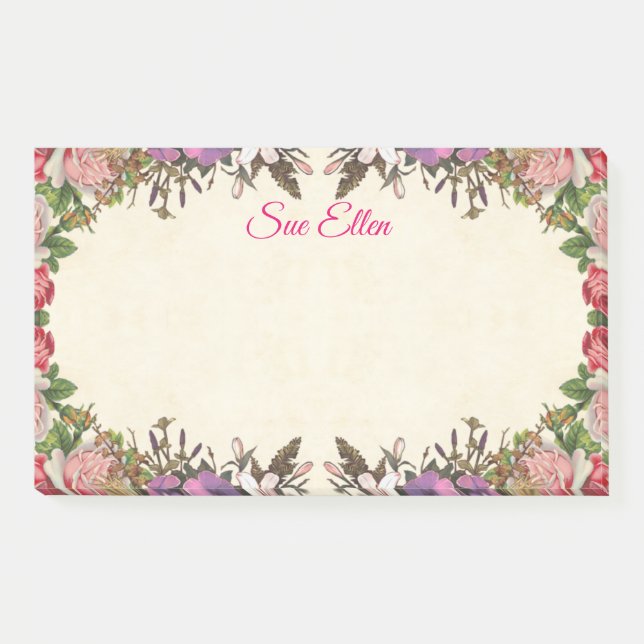 Schöne Blume 987 Post-It-Notes Post-it Klebezettel (Vorderseite)