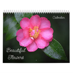 Schöne Blume Blumenkalender Kalender