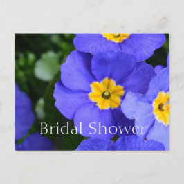 Schöne Blume Brautparty Einladungspostkarte