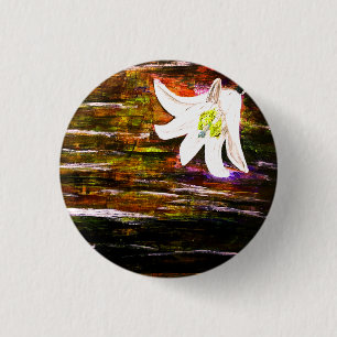 Schöne Blume Button