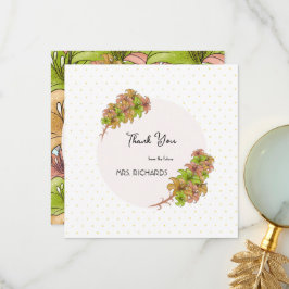 Schöne Blume Dankeskarte