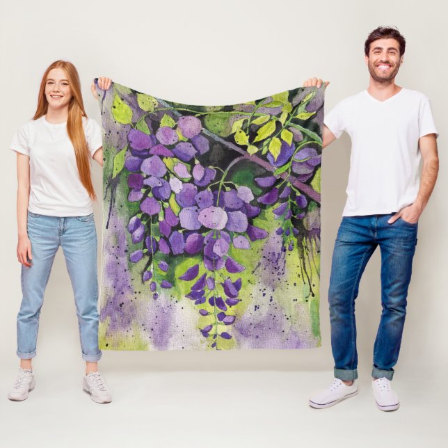 Schöne Blume der Wisteria Fleece B (Beispiel)