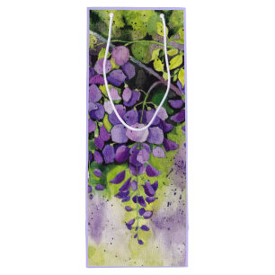 Schöne Blume der Wisteria Geschenktüte Für Weinflaschen