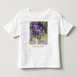 Schöne Blume der Wisteria Kleinkind T-shirt